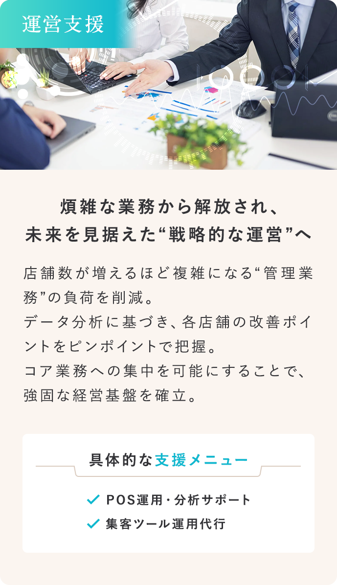 煩雑な業務から解放され、未来を見据えた“戦略的な運営”へ